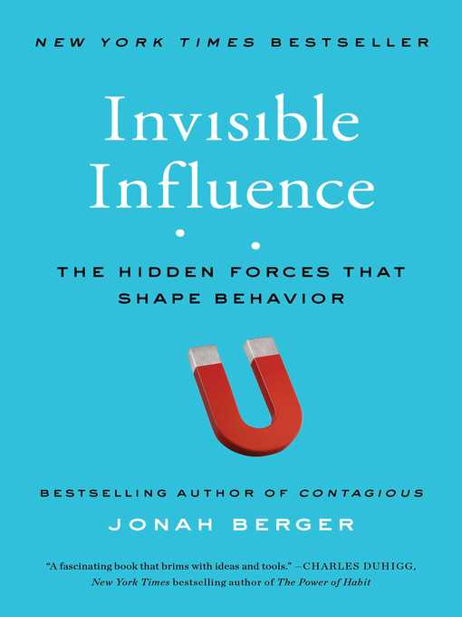 Détails du titre pour Invisible Influence par Jonah Berger - Liste d'attente
